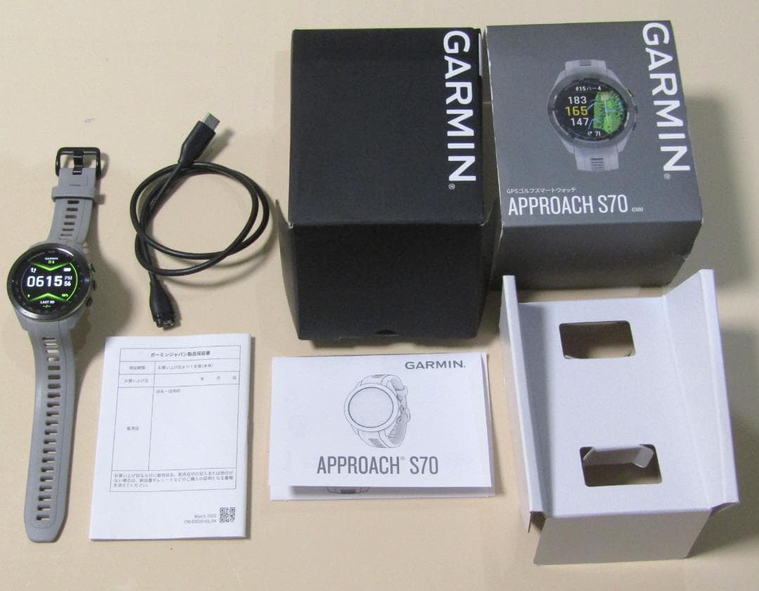 中古 ガーミン アプローチ S70 グレー 42mm