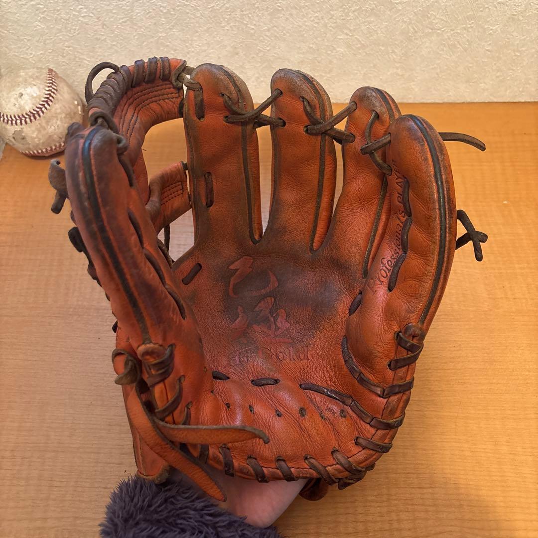 ハイゴールド　己極　軟式用　グローブ 内野手用