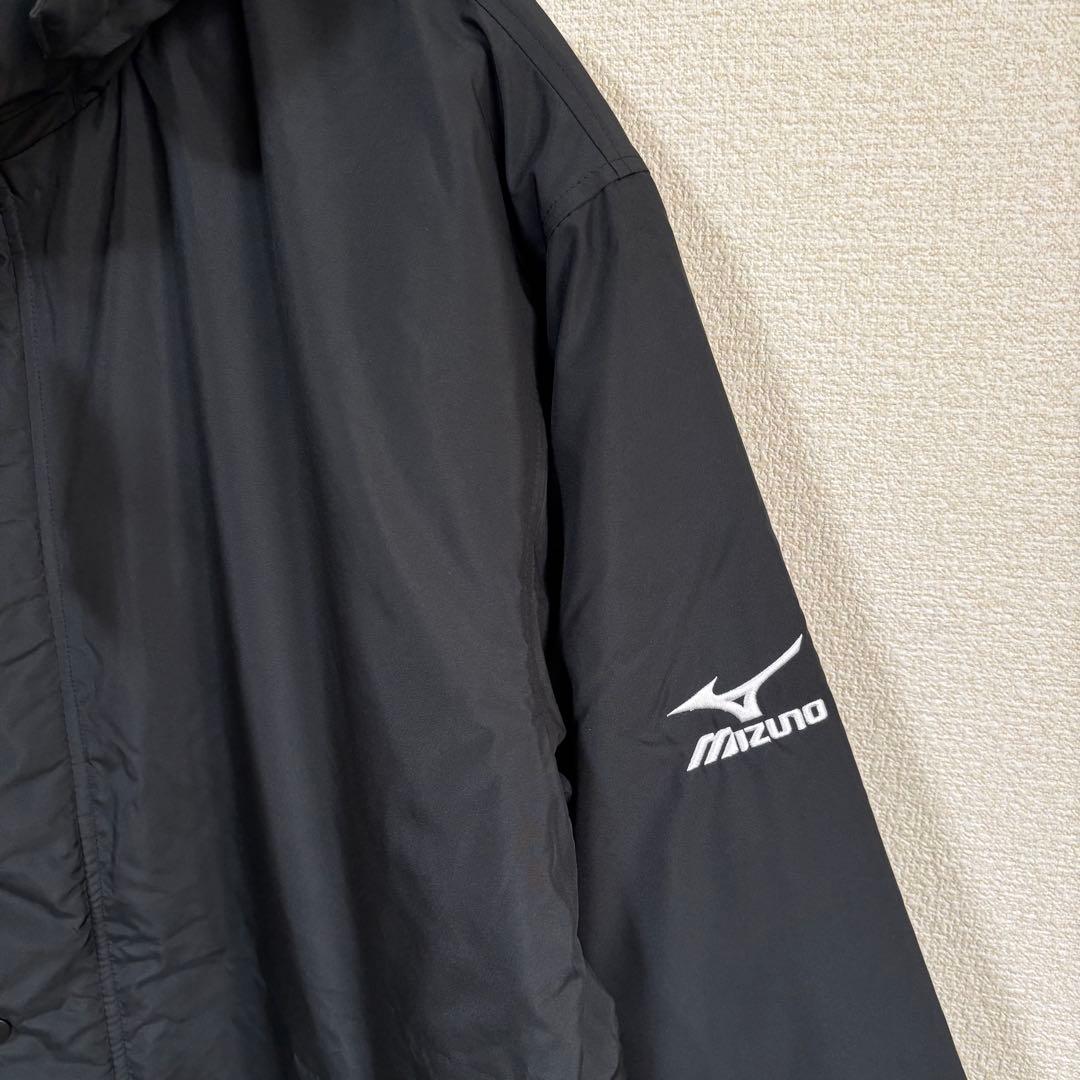【新品】ミズノ ベンチコート ブラックM