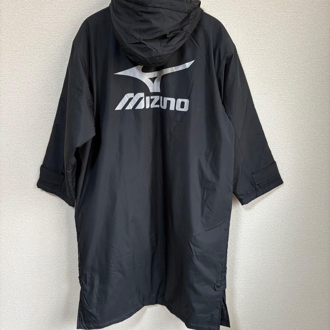 【新品】ミズノ ベンチコート ブラックM