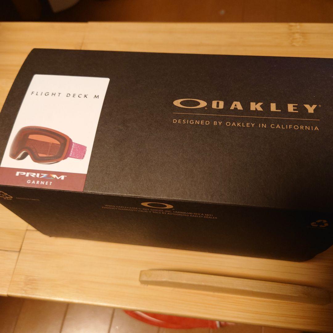 OAKLEY FLIGHT DECK M PRIZM GARNET ゴーグル