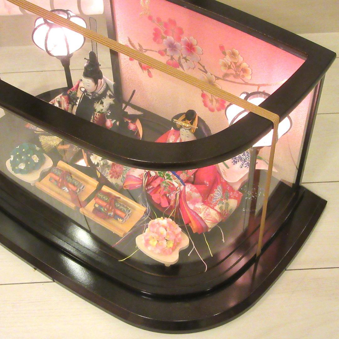 ★美品★雛飾り★衣裳着親玉ケース入り★芥子2人★吉徳監修★箱付き★