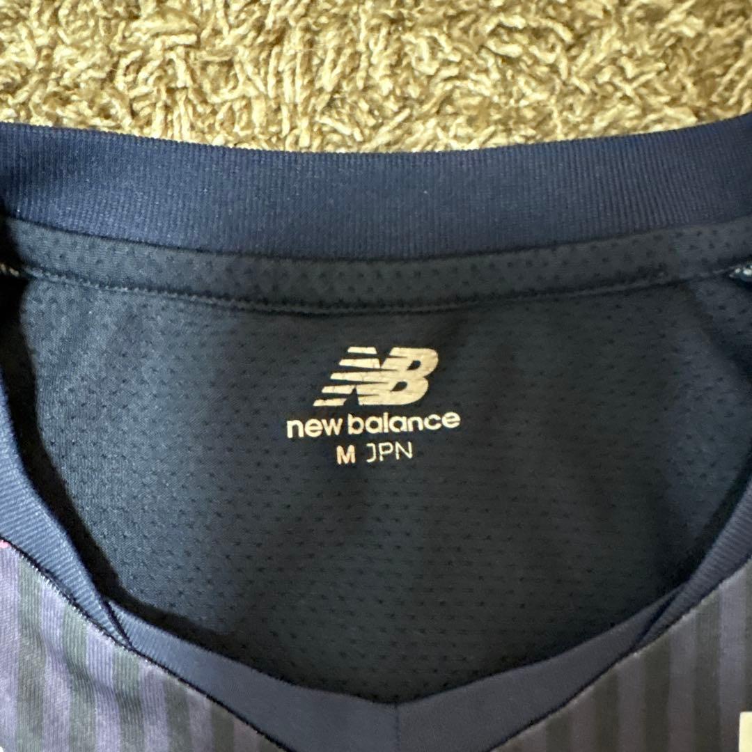サガン鳥栖 New Balance 長袖シャツ M ネイビー