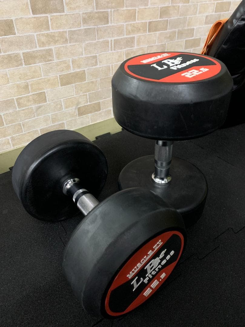 半額　　ラバーダンベル　2５kg 2個