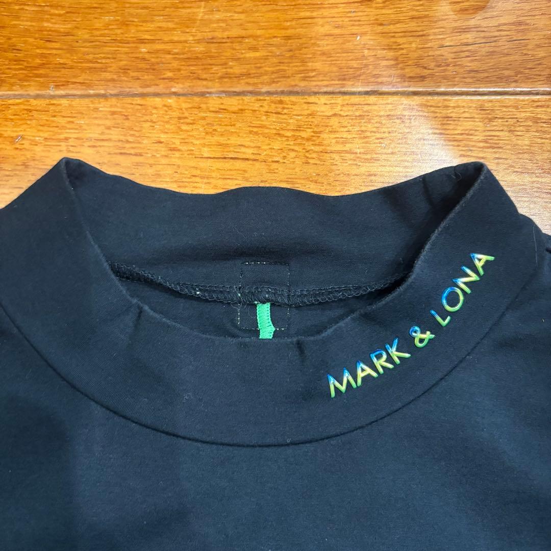 MARK & LONA ハイネックシャツ ブラック
