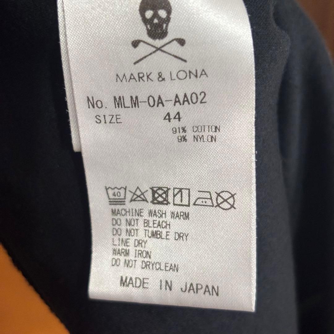 MARK & LONA ハイネックシャツ ブラック