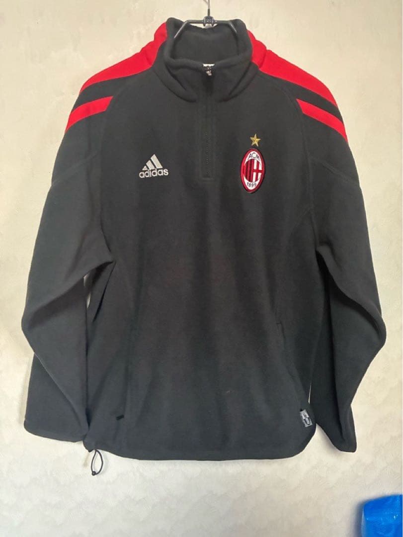 adidas アディダス ACミラン ハーフジップ フリース 新品 Oサイズ