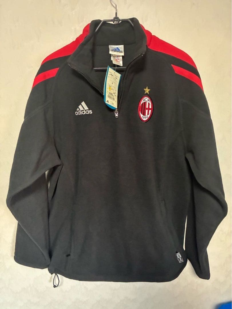 adidas アディダス ACミラン ハーフジップ フリース 新品 Oサイズ