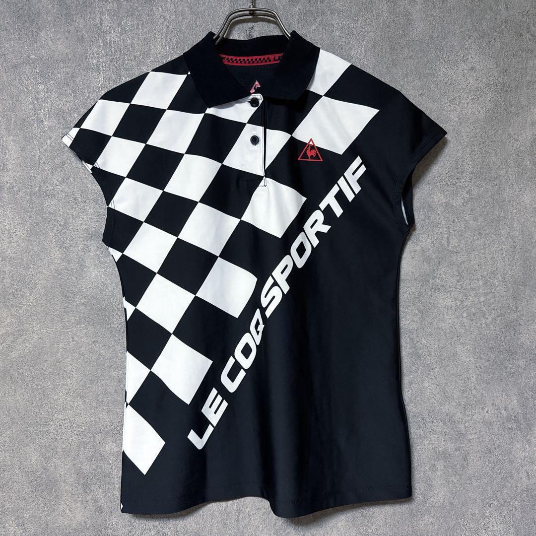 le coq sportif golf ルコック 半袖 ポロシャツ ブラック M