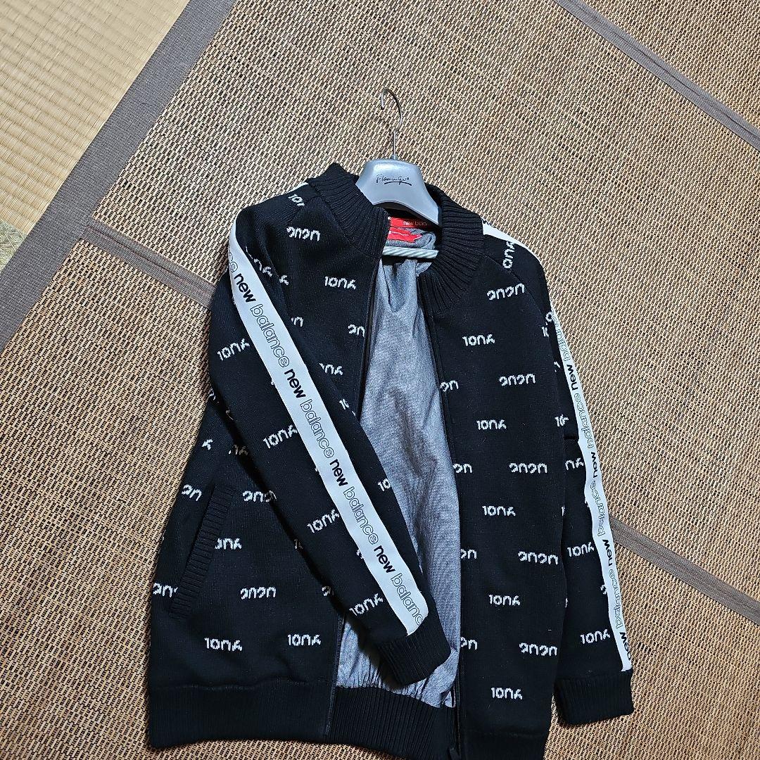 【NEW BALANCE GOLF】 美品ジップセーター　♡防寒防風アウター♡