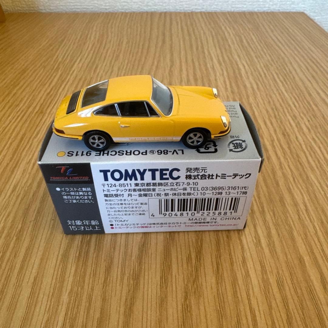 トミカ リミテッドヴィンテージ ポルシェ911 イエロー