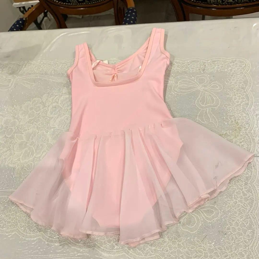 バレエ、パリオペラ座repetto レペットキッズピンクレオタード
