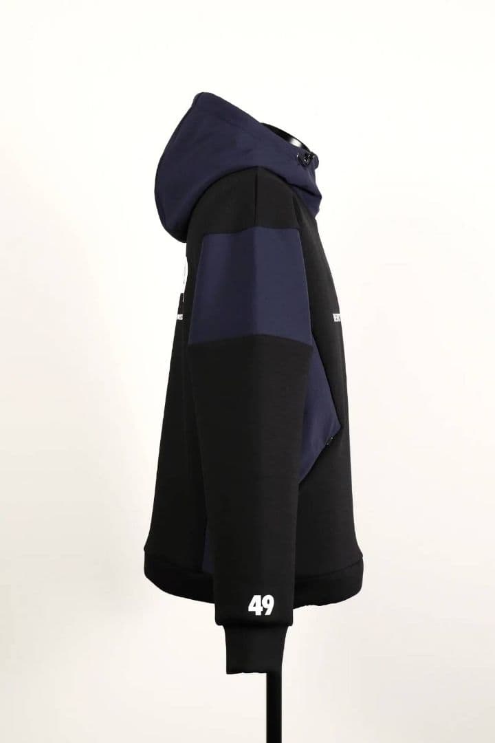 メンズウェア TFW49 CARDBOARD MATERIAL HALF ZIP HOODIE