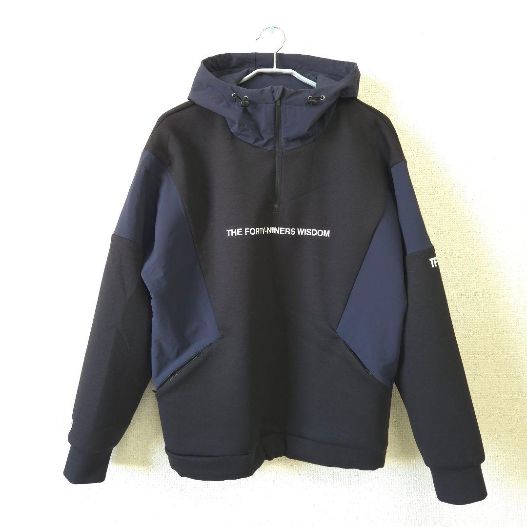 メンズウェア TFW49 CARDBOARD MATERIAL HALF ZIP HOODIE