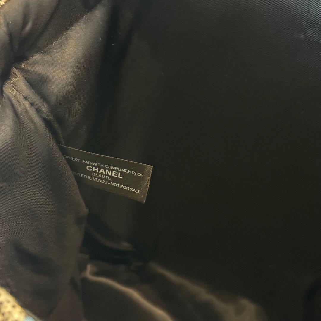 CHANEL ノベルティ ツイード スパンコール トートバッグ