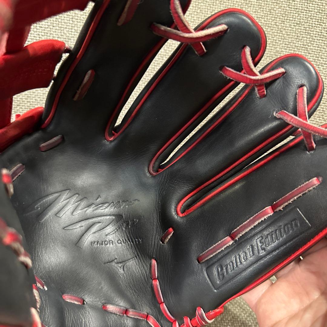 【中古】ミズノプロ 一般軟式用 内野グローブ A・ライリーモデル