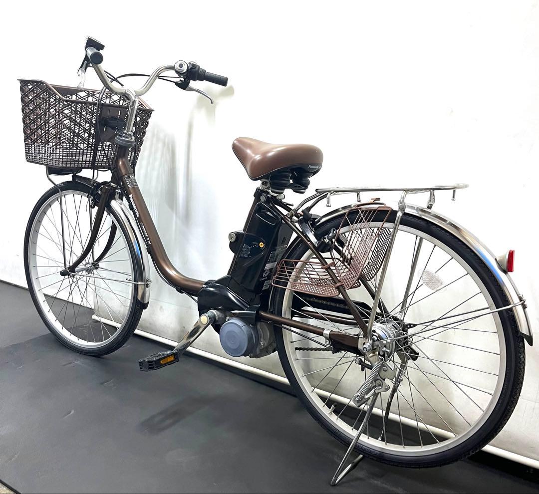 1年保証 送料無料　パナソニック　ビビ　24インチ　茶色　電動アシスト自転車