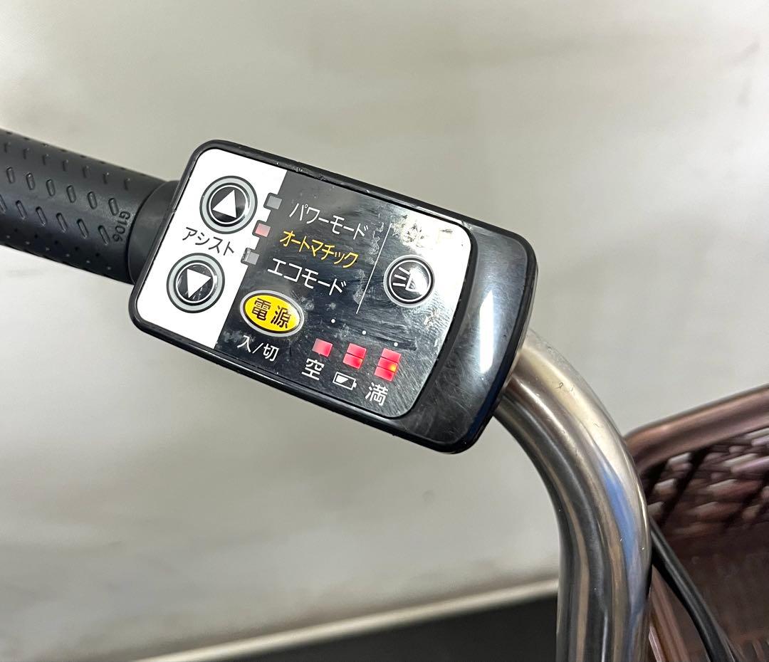 1年保証 送料無料　パナソニック　ビビ　24インチ　茶色　電動アシスト自転車