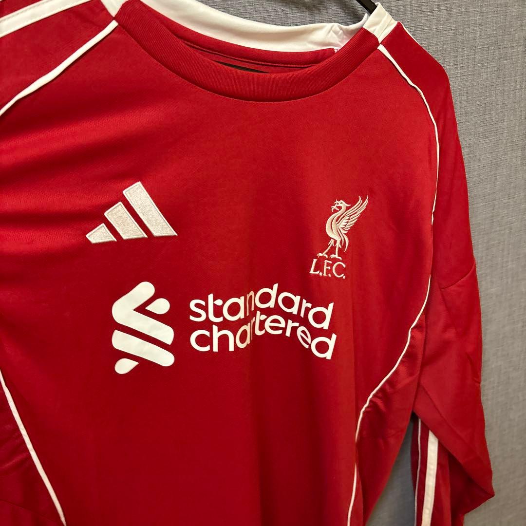 Liverpool FC adidas 2XL ショボスライ長袖ユニフォーム