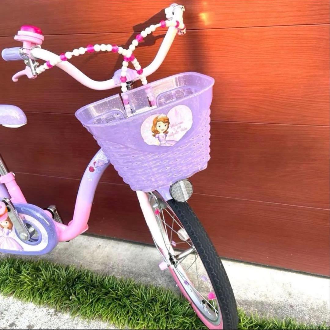 ちいさなプリンセス ソフィア ディズニー　18インチ　自転車　Sofia