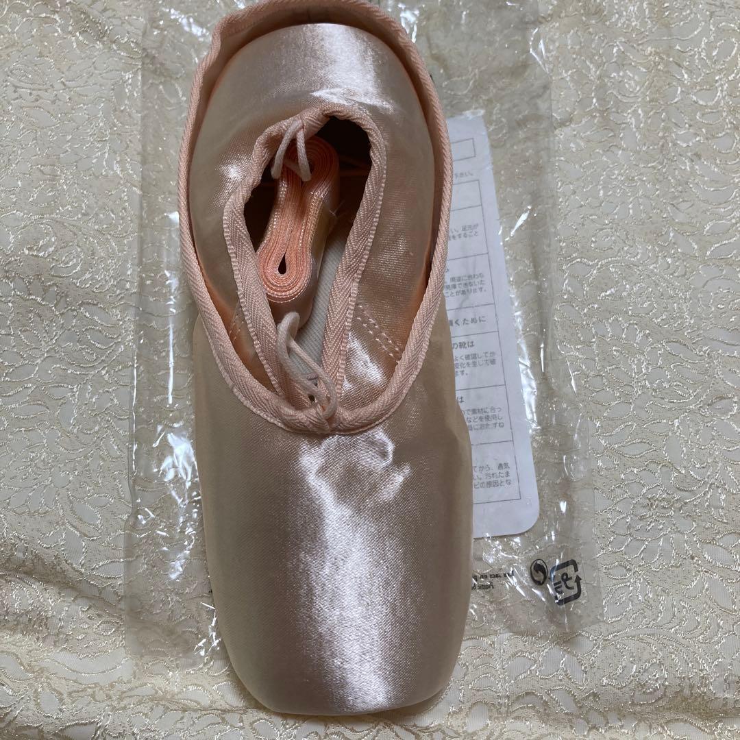 Repettoカルロッタトウシューズサイズ4.5広幅ピンクベージュ・即発送可能