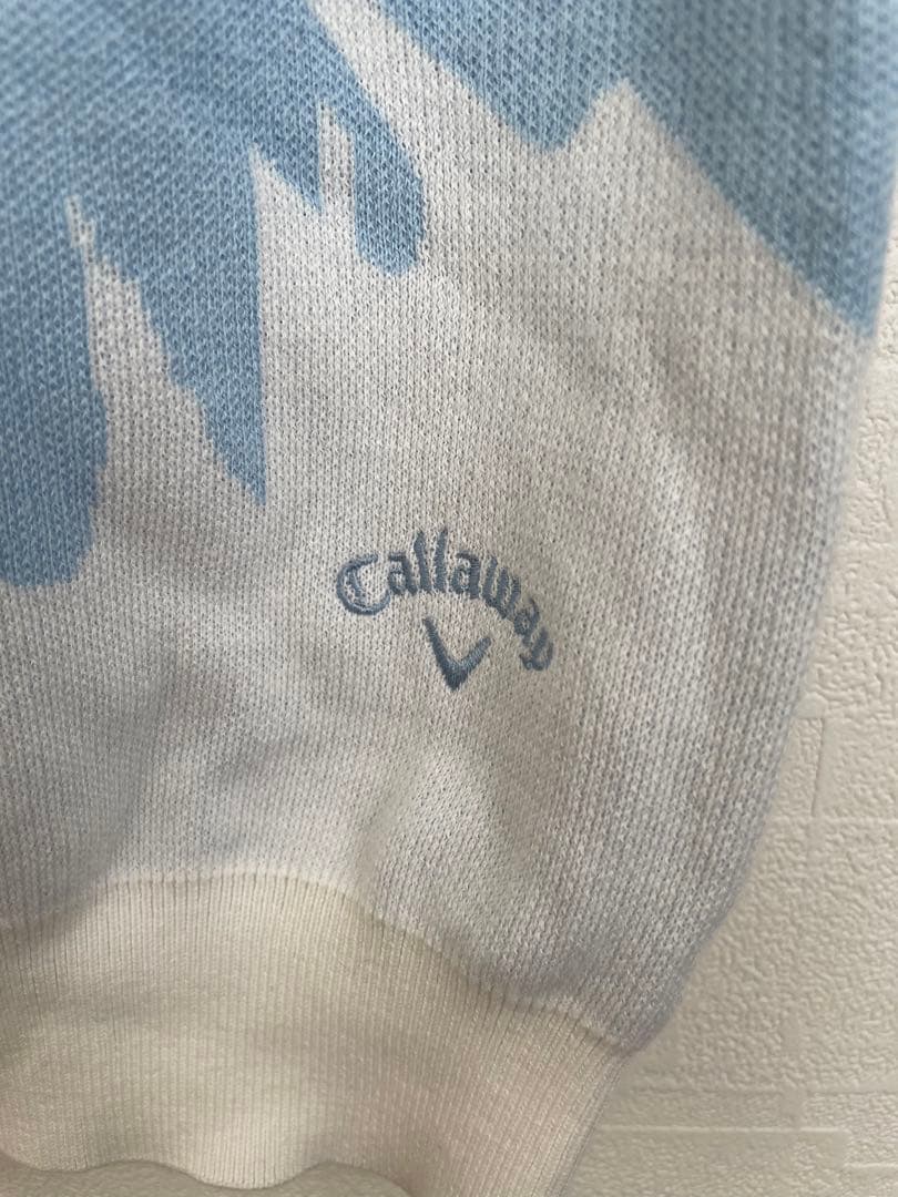 Callaway M ゴルフウェア ライトブルー　ノースリーブセーター　ベスト