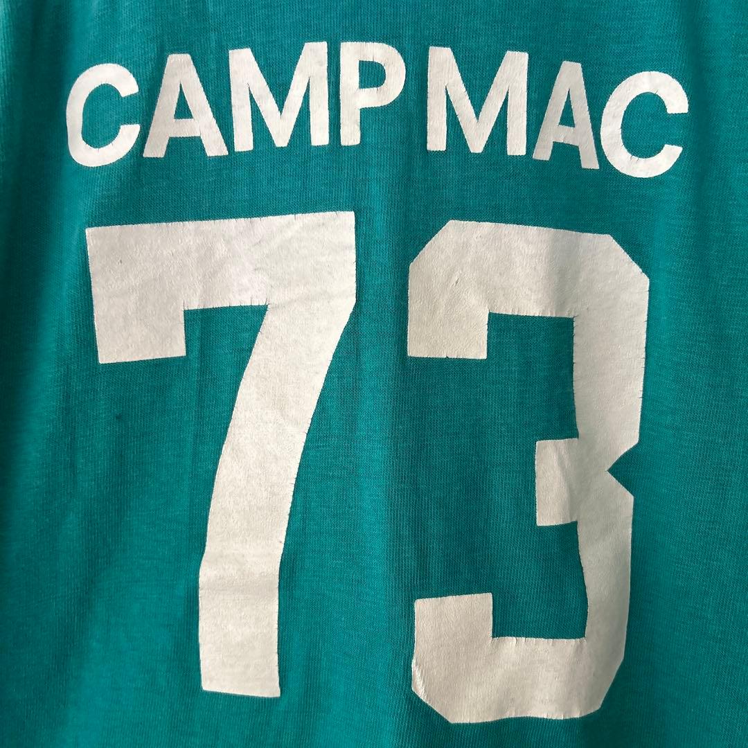 70〜80s CAMP MAC football T-shirt