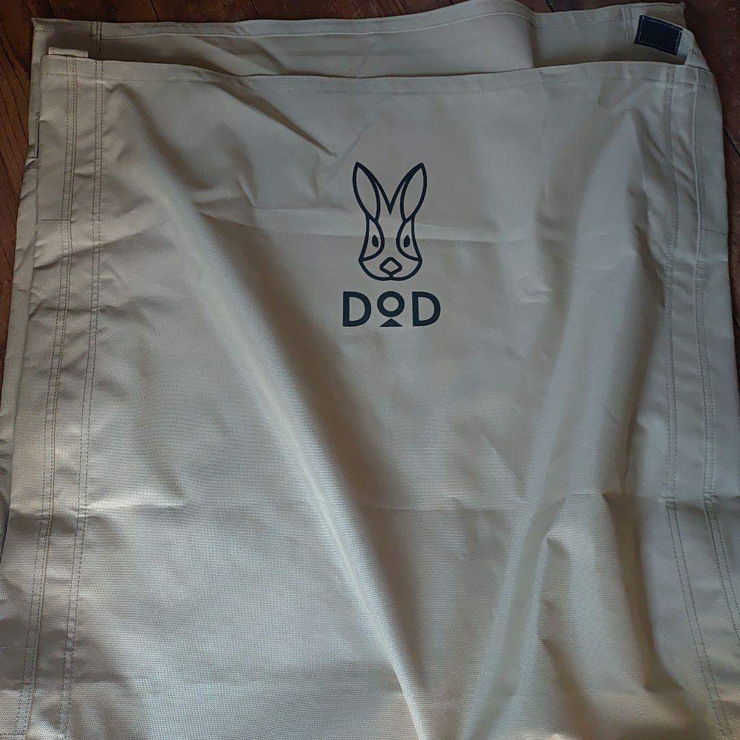 DOD ベージュ コット ウサギロゴ　DOD(ディーオーディー)