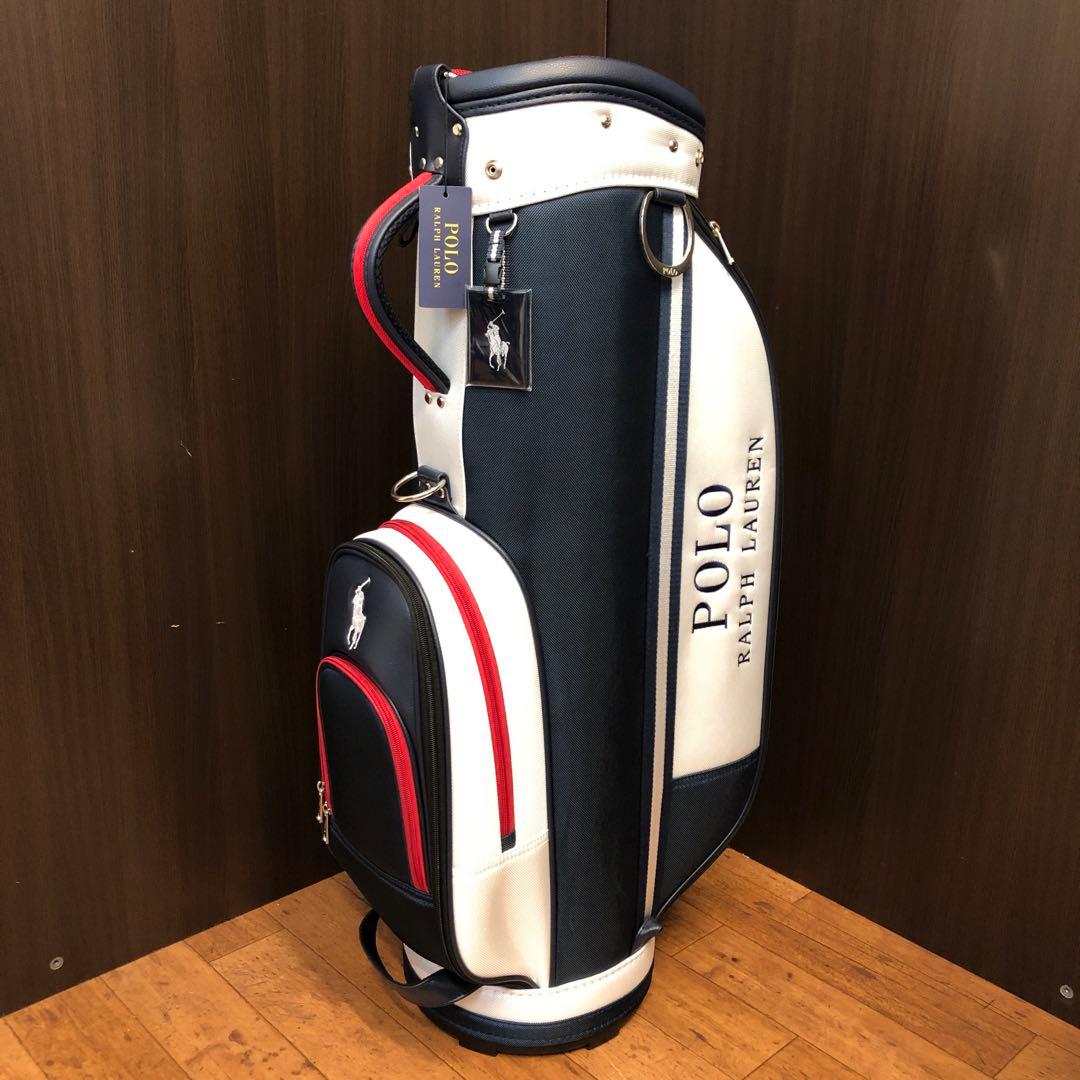 【新品】ポロ RLC013 9インチ キャディバッグ トリコロール
