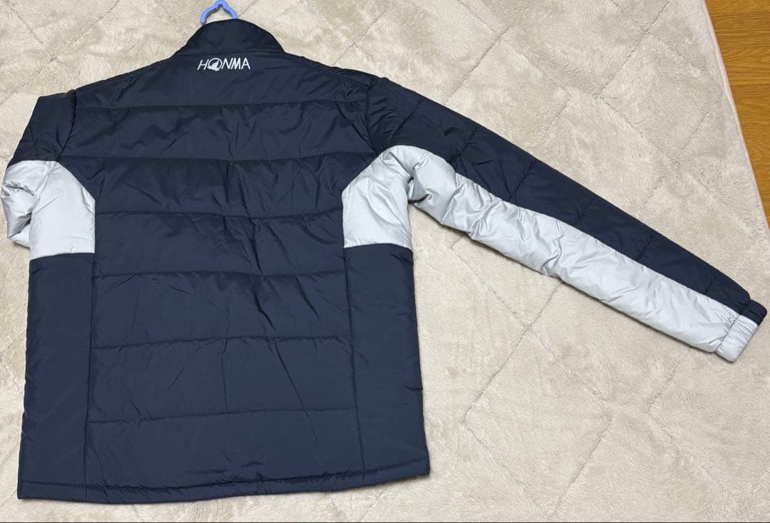 ✨ HONMA ゴルフ 中綿ジャケット Mサイズ ネイビー 防寒アウター