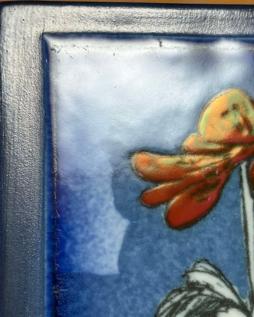 ARABIA ヘルヤ \"Amaryllis\" 陶板画