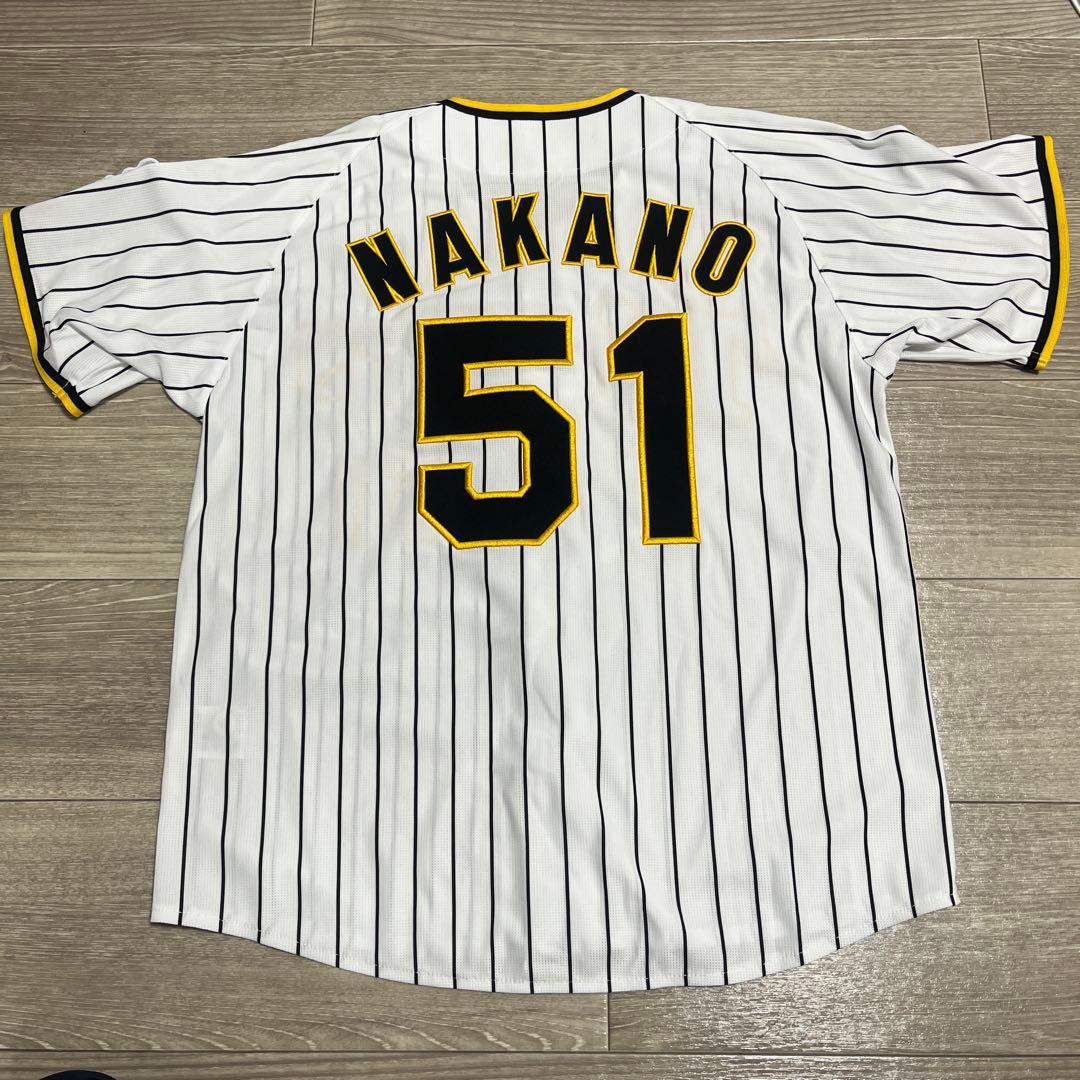 【美品】HANSIN Tigers 応援ユニフォーム 51 中野拓夢　Sサイズ