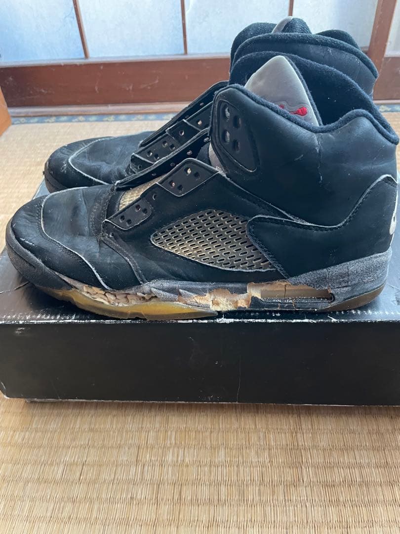 オリジナル 89年製 Air Jordan 5 黒 us10