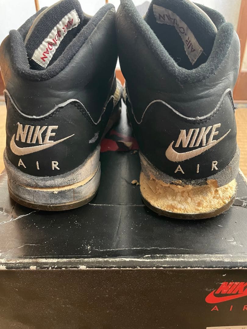 オリジナル 89年製 Air Jordan 5 黒 us10