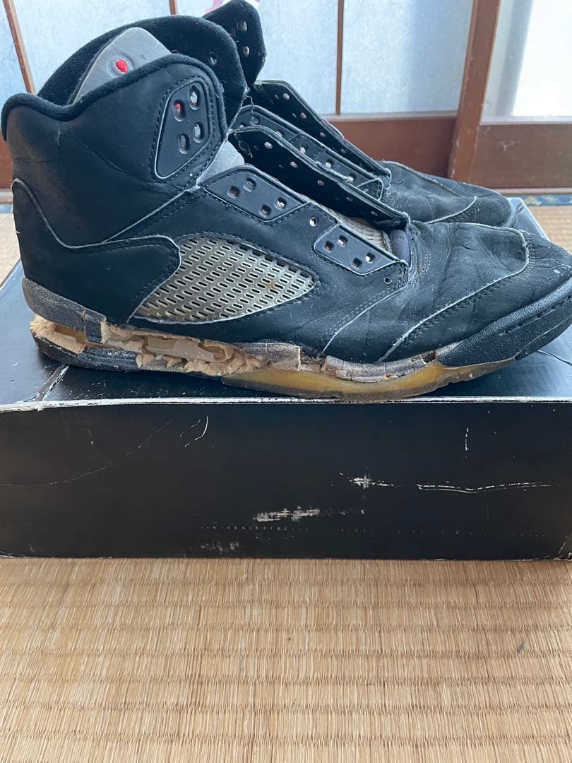 オリジナル 89年製 Air Jordan 5 黒 us10