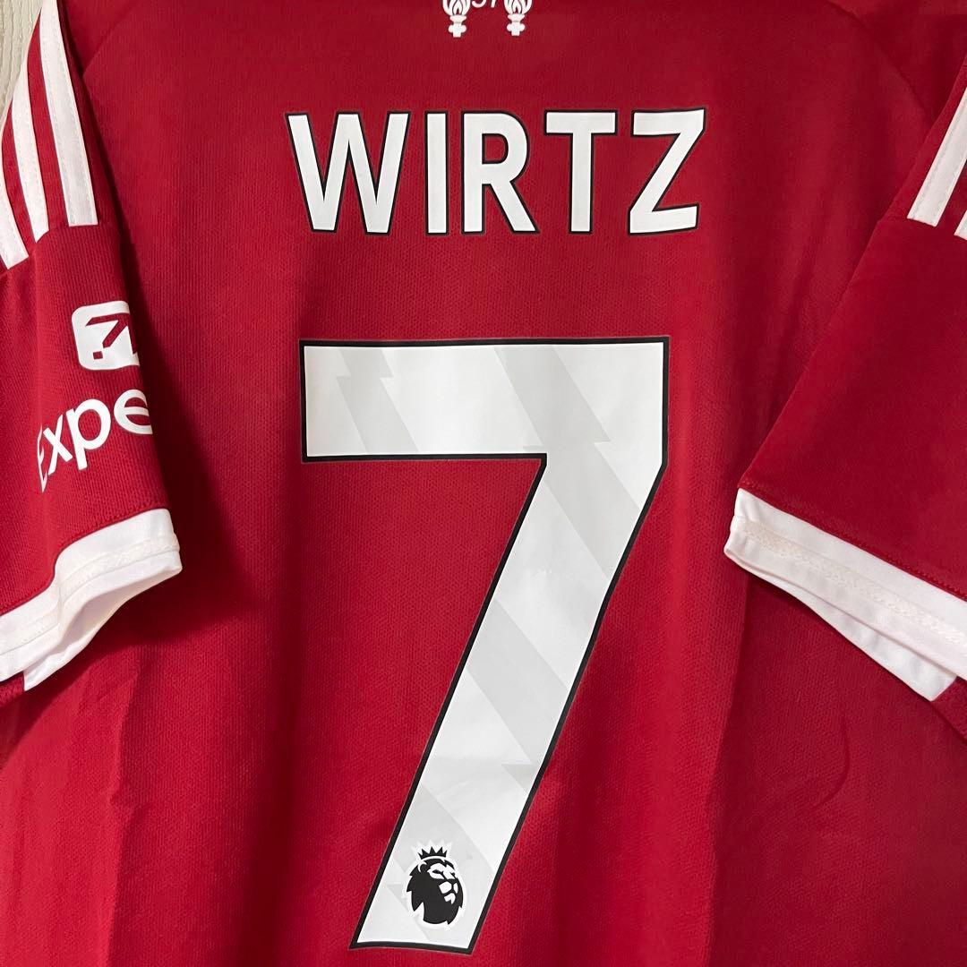 リバプール2025/26ヴィルツホームサッカーユニフォームfootball
