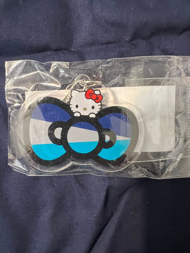 ハローキティ Jリーグコラボ（アビスパ福岡）ぬいぐるみ&アクリルキーホルダー