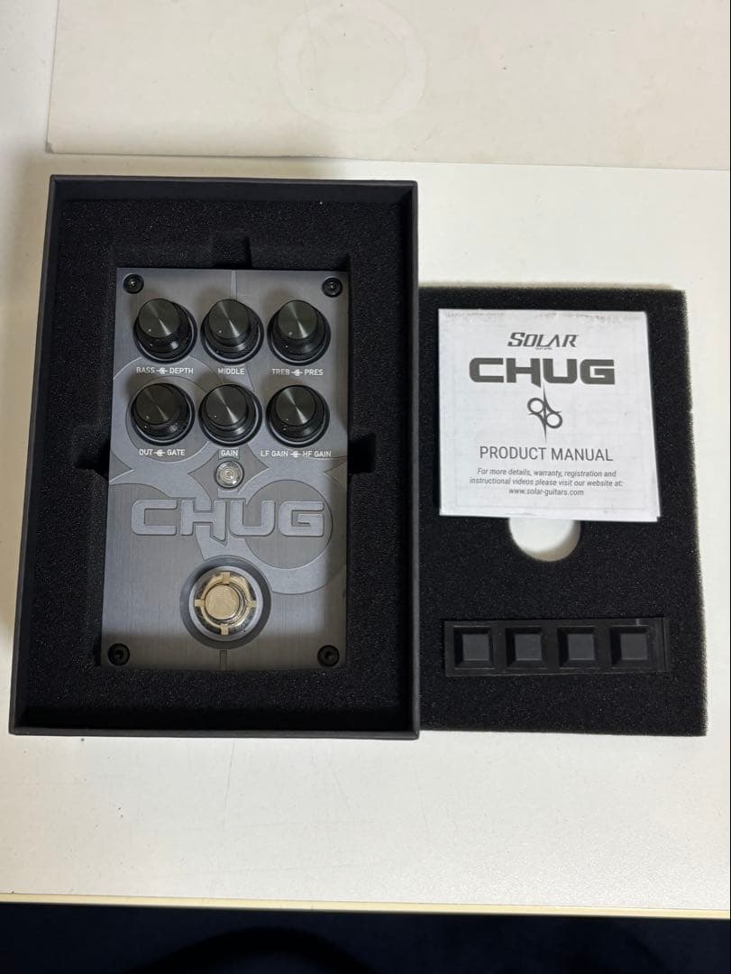 CHUG ギターエフェクター 箱、説明書付き