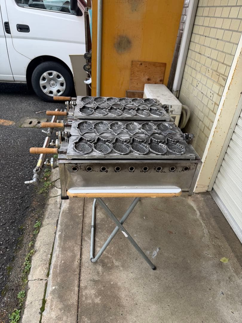 たい焼きガス台6匹✖️2台
