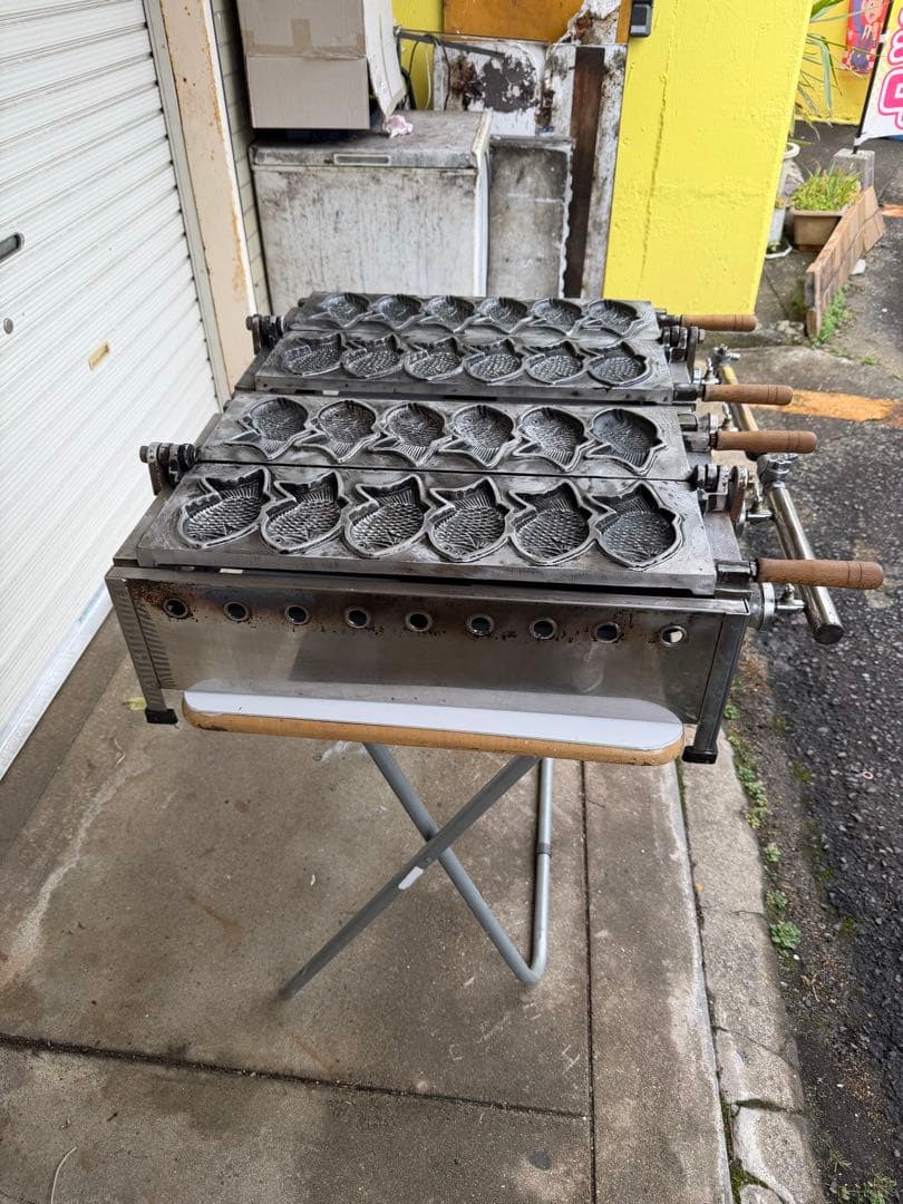 たい焼きガス台6匹✖️2台