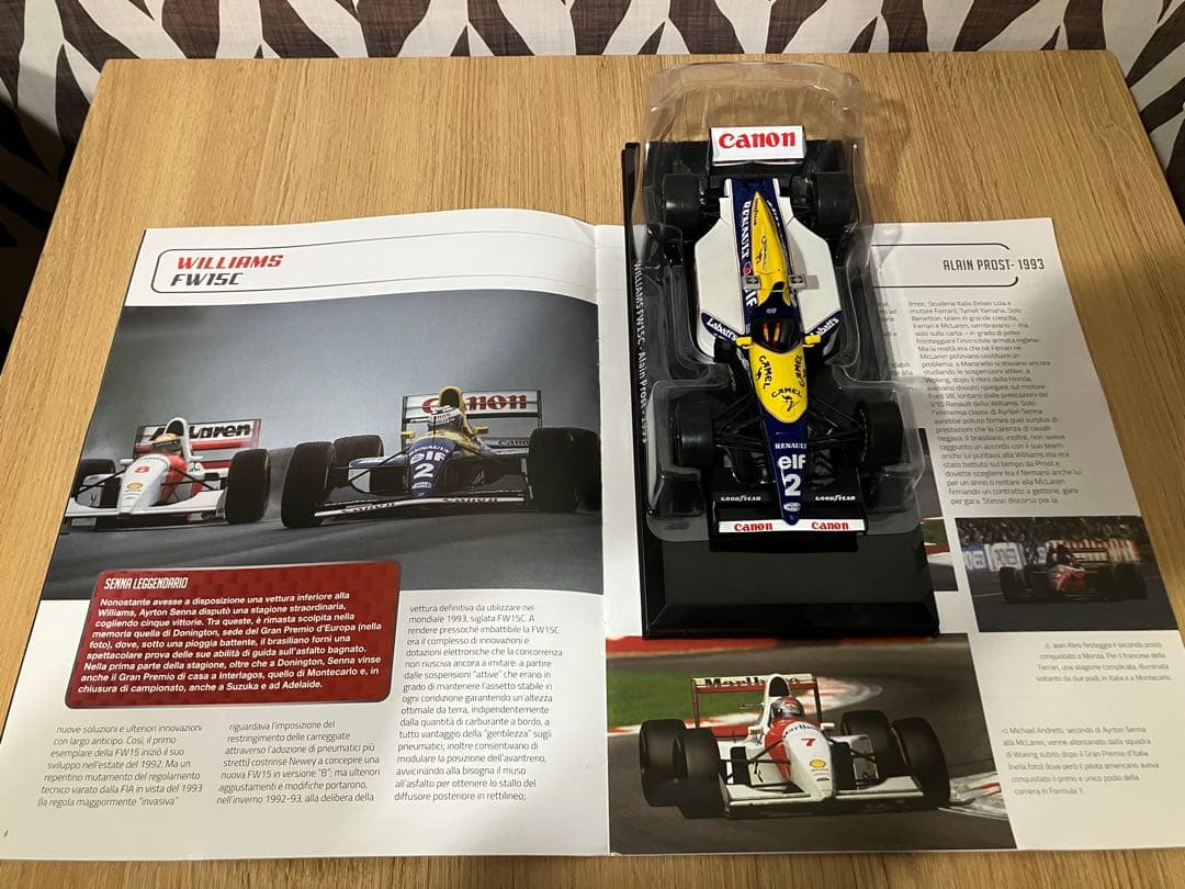vince 2台セット　ビッグスケールF1コレクション　FW15C