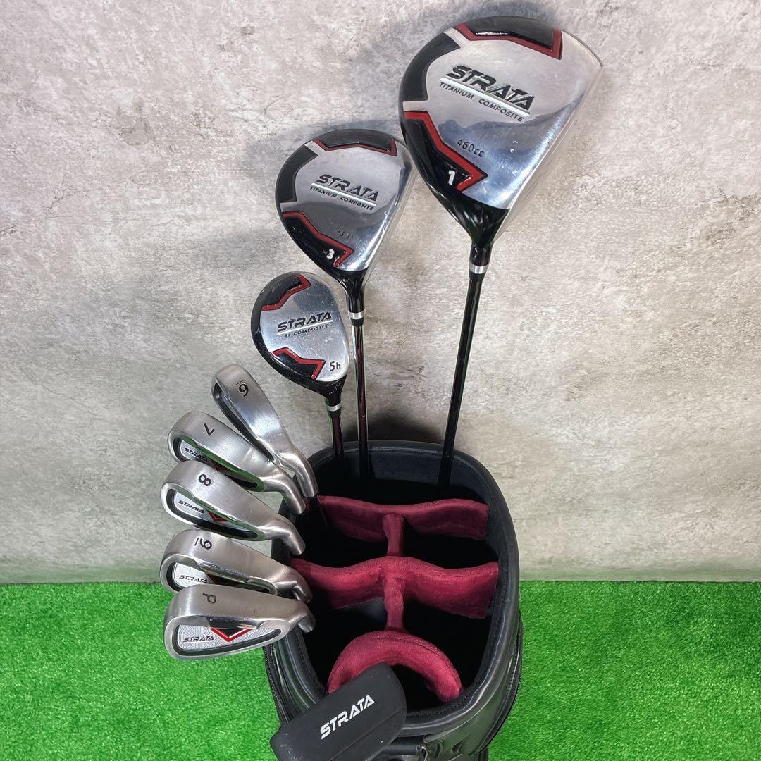 Callaway STRATA メンズゴルフ 9本セット NIKE バッグ付