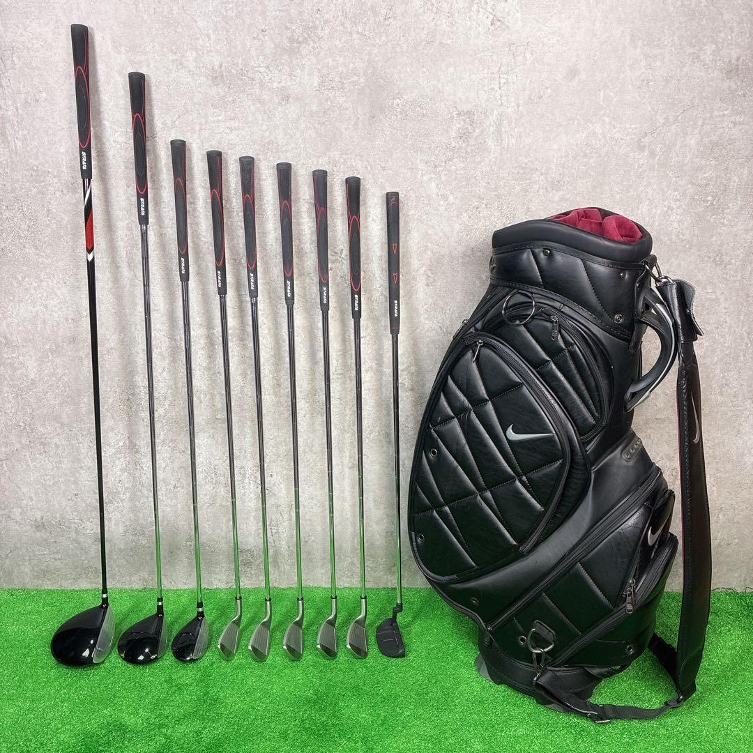 Callaway STRATA メンズゴルフ 9本セット NIKE バッグ付