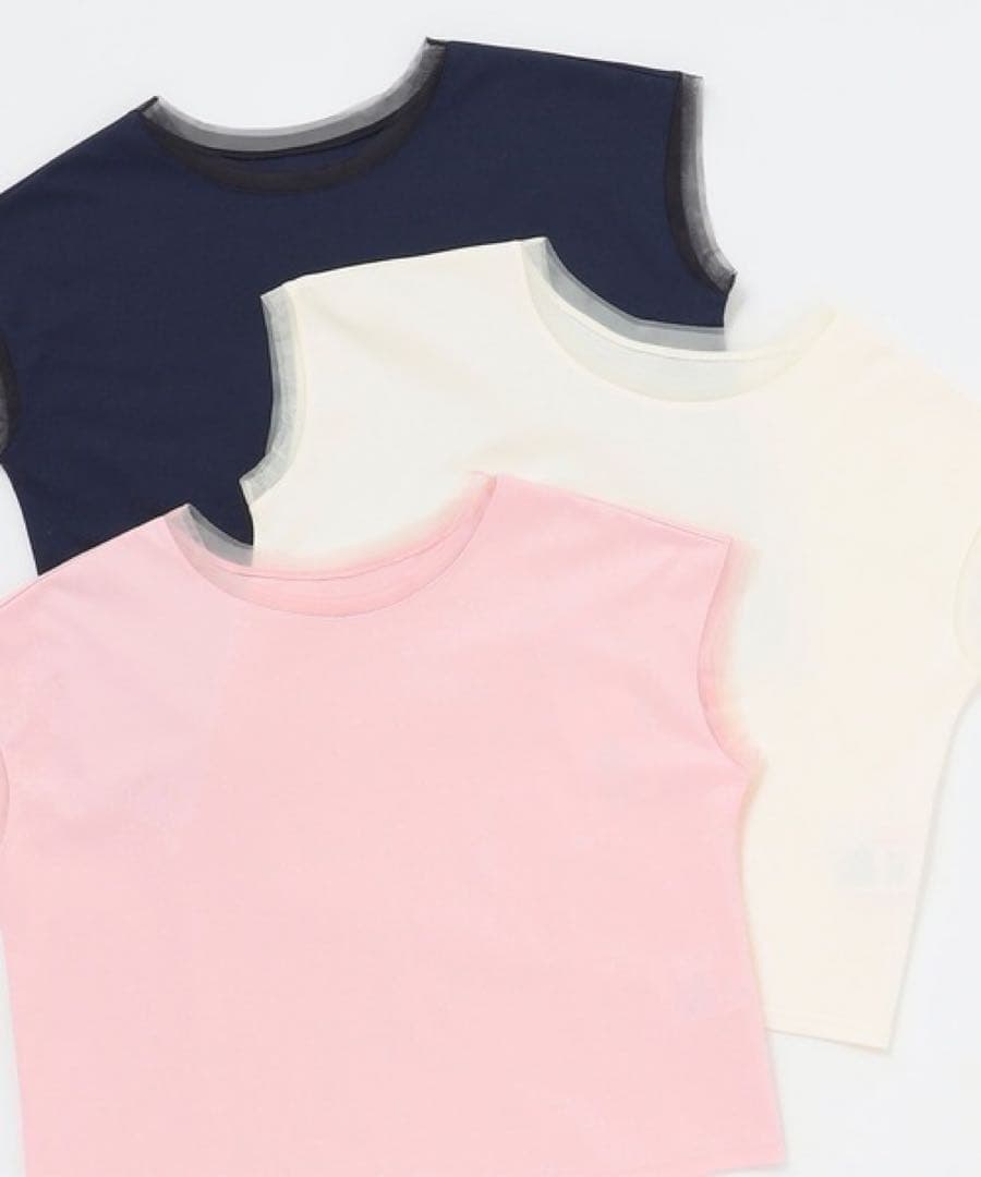 チャコット バレエ ヨガ ★チュールコンビTシャツ★ ネイビー Mサイズ 新品❣️