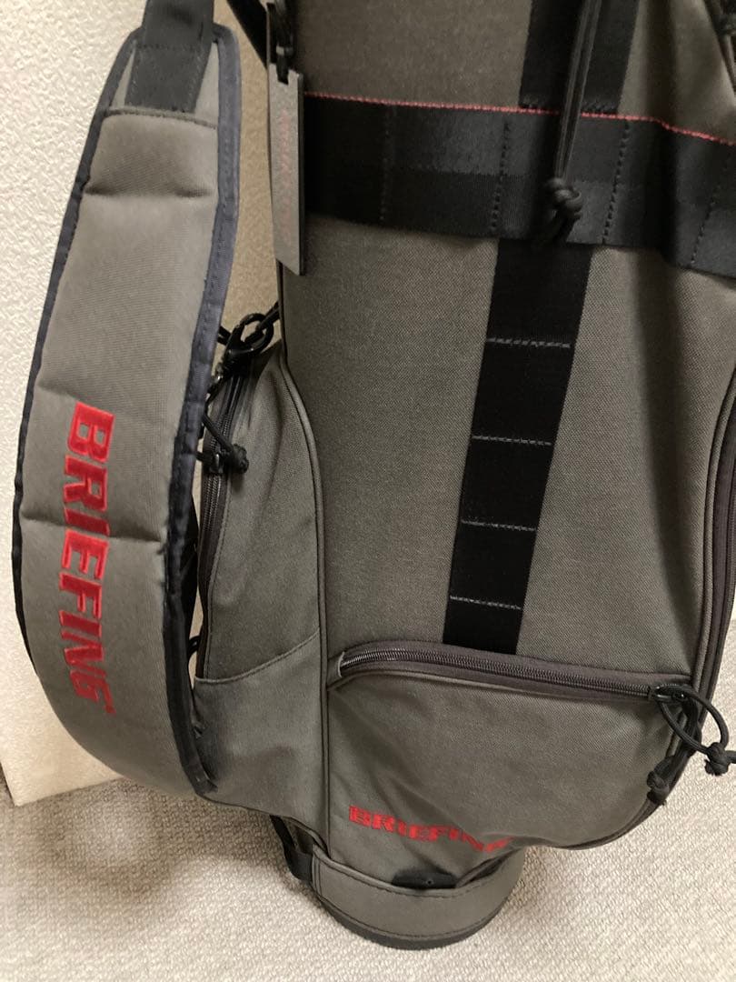 BRIEFING グレー キャディバッグ