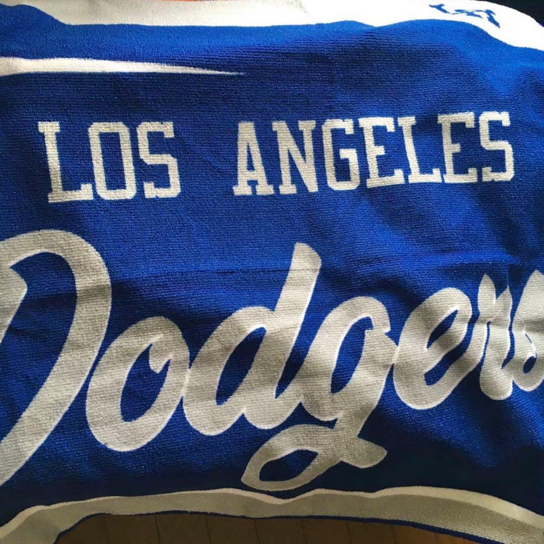 LA Dodgers ロサンゼルスドジャースUS限定フード付きバスタオル１点物