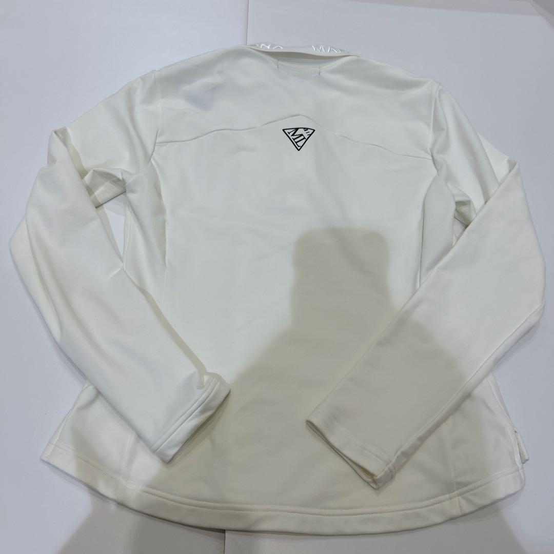 新品❤️MARKANDLONA ホワイト 長袖ポロシャツ