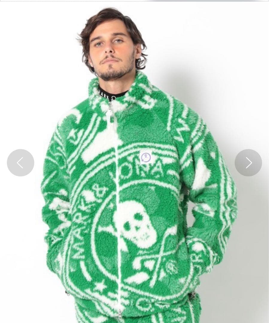 【MARK & LONA】新品‼️ボアジャケット　ボアブルゾン　アウター　M