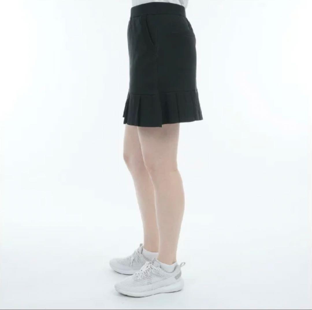 美品 ブリーフィング 2025年モデル プリーツスカート ニット ロゴ ゴルフ