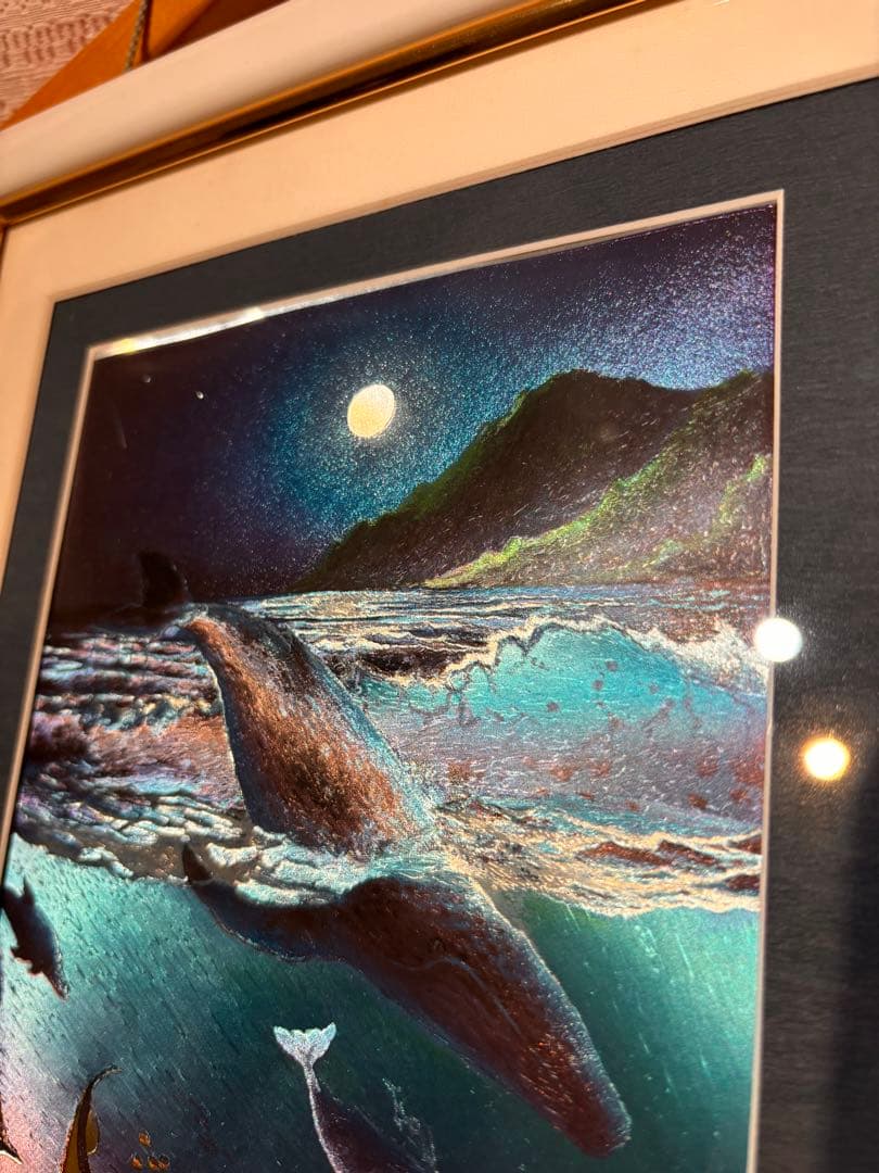 希少！！ラッセン　絵　画　立体　複製画